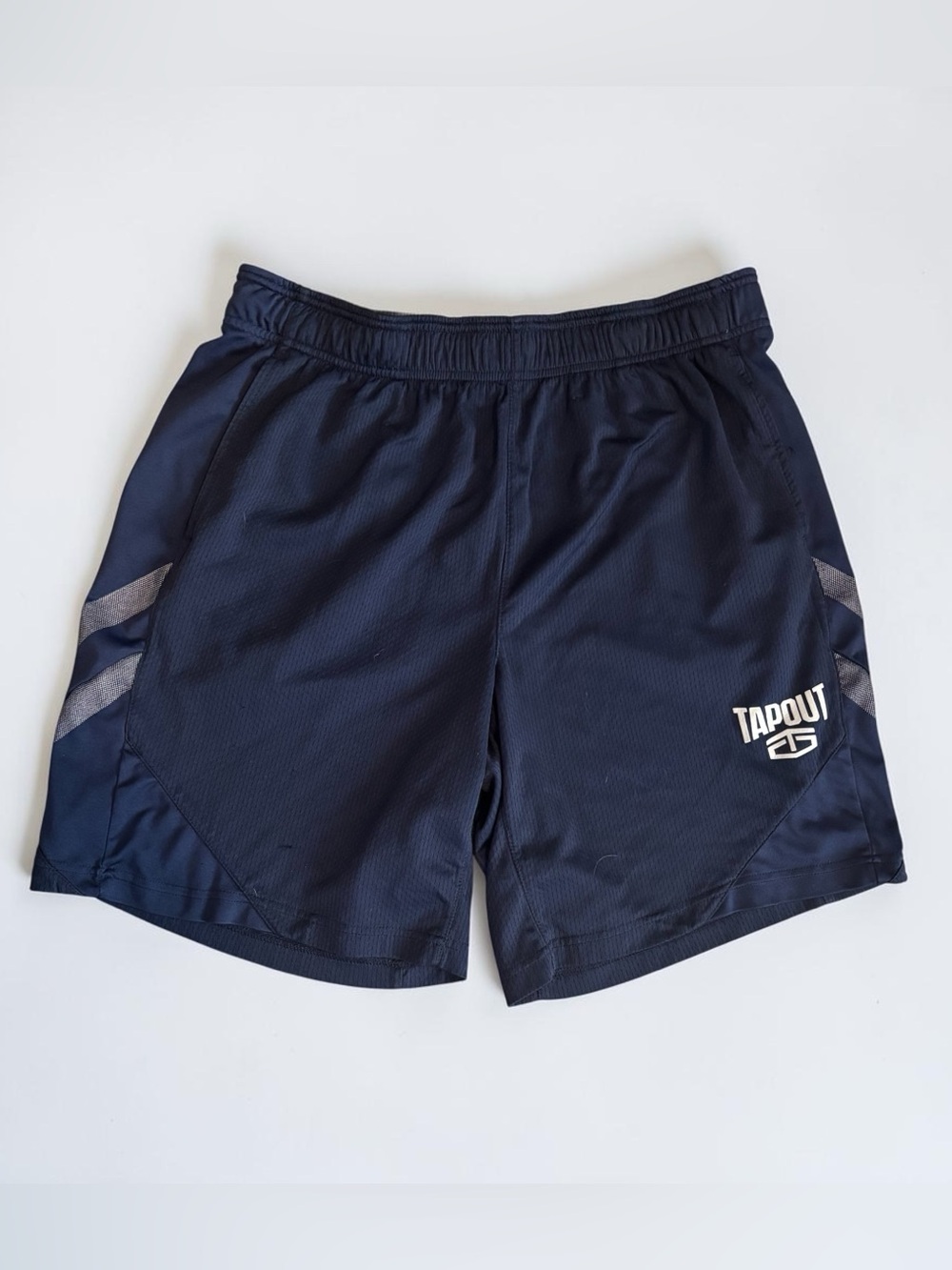 Tapout Athletic Training Shorts Navy Blue Mesh Performance Men's XL